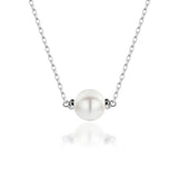 Perlenkette 925er Sterlingsilber für Damen