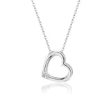 Herz-Kette Für Damen 925er Silber