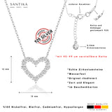 Herz-Kette Für Damen 925er Silber