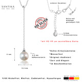 Perlenkette Für Damen 925er Silber