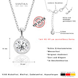 Solitär-Halskette Für Damen 925er Silber mit Anhänger - Silber