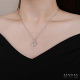 Herz-Kette Für Damen 925er Silber