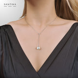 Perlenkette Für Damen 925er Silber