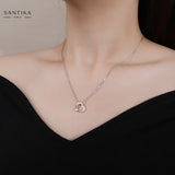 Herz-Kette Für Damen 925er Silber
