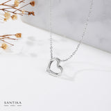 Herz-Kette Für Damen 925er Silber
