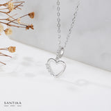 Herz-Kette Für Damen 925er Silber