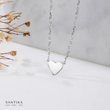 Herz-Kette Für Damen 925er Silber