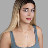 Halskette mit bösem Blick Für Damen 925er Silber mit Anhänger
