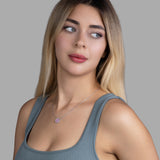 Halskette mit bösem Blick Für Damen 925er Silber mit Anhänger