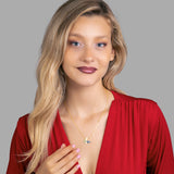 Zirkon-Schmetterlingskette Für Damen 925er Silber mit Anhänger