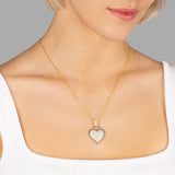 Zirkonstein Herzanhänger Für Damen 925er Silber mit Anhänger - Gelb-Weiß-Dunkelblau-