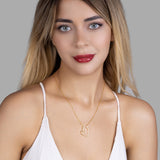 Herzanhänger Zirkonia Für Damen 925er Silber mit Anhänger - Weiß