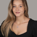 Schneeflocke kette Für Damen 925er Silber mit Anhänger