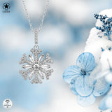 Schneeflocke kette Für Damen 925er Silber mit Anhänger