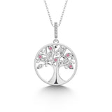 Lebensbaum kette Für Damen 925er Silber mit Anhänger
