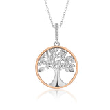 Lebensbaum kette Für Damen 925er Silber mit Anhänger
