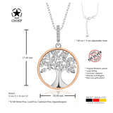 Lebensbaum kette Für Damen 925er Silber mit Anhänger