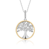 Lebensbaum kette Für Damen 925er Silber mit Anhänger