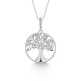 Lebensbaum kette Für Damen 925er Silber mit Anhänger