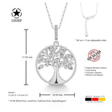 Lebensbaum kette Für Damen 925er Silber mit Anhänger