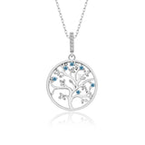 Lebensbaum kette Für Damen 925er Silber mit Anhänger