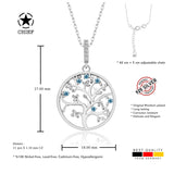 Lebensbaum kette Für Damen 925er Silber mit Anhänger