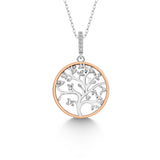Lebensbaum kette Für Damen 925er Silber mit Anhänger