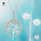 Lebensbaum kette Für Damen 925er Silber mit Anhänger