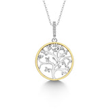 Lebensbaum kette Für Damen 925er Silber mit Anhänger