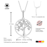 Lebensbaum kette Für Damen 925er Silber mit Anhänger