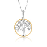 Lebensbaum kette Für Damen 925er Silber mit Anhänger
