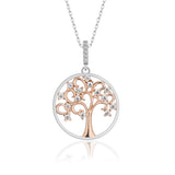 Lebensbaum kette Für Damen 925er Silber mit Anhänger