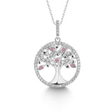 Lebensbaum kette Für Damen 925er Silber mit Anhänger