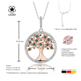 Lebensbaum kette Für Damen 925er Silber mit Anhänger