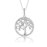 Lebensbaum kette Für Damen 925er Silber mit Anhänger