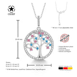 Lebensbaum kette Für Damen 925er Silber mit Anhänger
