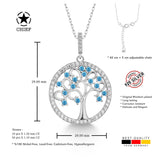 Lebensbaum kette Für Damen 925er Silber mit Anhänger