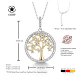 Lebensbaum kette Für Damen 925er Silber mit Anhänger