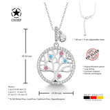 Lebensbaum kette Für Damen 925er Silber mit Anhänger