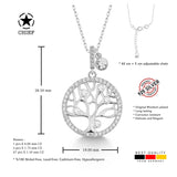 Lebensbaum kette Für Damen 925er Silber mit Anhänger