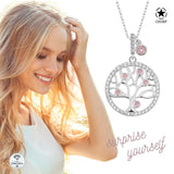 Lebensbaum kette Für Damen 925er Silber mit Anhänger