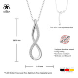 Unendlichkeitskette Für Damen 925er Silber mit Anhänger