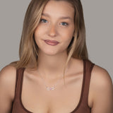Unendlichkeitskette Für Damen 925er Silber mit Anhänger