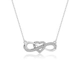 Unendlichkeitskette Für Damen 925er Silber mit Anhänger