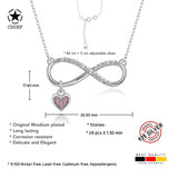 Unendlichkeitskette Für Damen 925er Silber mit Anhänger