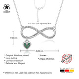 Unendlichkeitskette Für Damen 925er Silber mit Anhänger