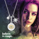 Fantasie-Kette mit Nordstern Für Damen 925er Silber mit Anhänger