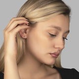 Kreuz Ohrringe Für Damen 925er Silber