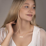 Namenskette Für Damen 925er Silber mit Anhänger