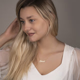 Namenskette Für Damen 925er Silber mit Anhänger